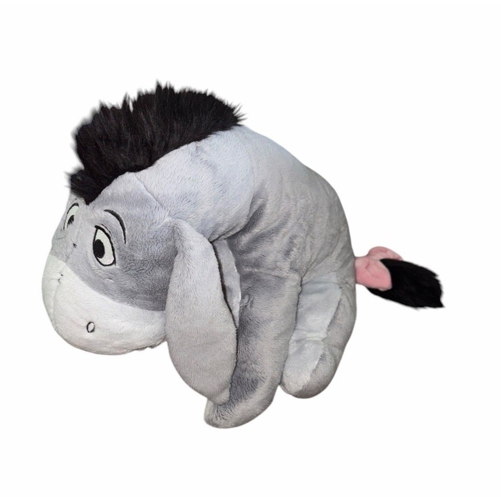 Disney Store Eeyore Large Plush Stuffed Animal‎ Winnie The Pooh Detachable Tail